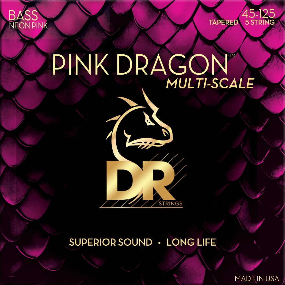 DR Bass Pink Dragon Skin+ 45-125 Multi-Scale